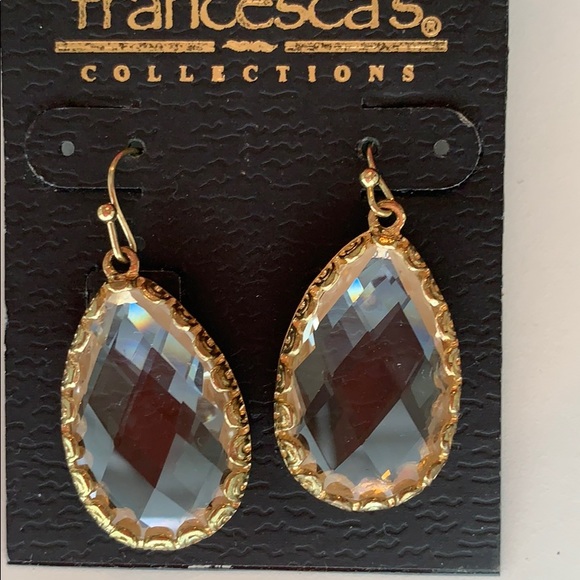 Francesca’s Collections faceted teardrop earrings - Picture 3 of 8